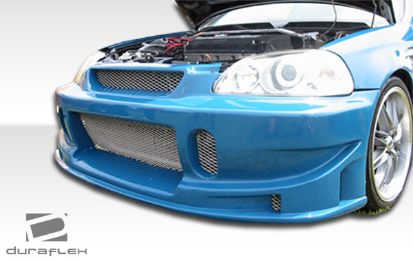 Extreme Dimensions Duraflex Buddy Front Bumper Cover Compatible With 1996-1998 Honda Civic - 1 Piece - 101736