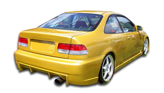 Extreme Dimensions Duraflex Buddy Rear Bumper Cover Compatible With 1996-2000 Honda Civic - 1 Piece - 101737