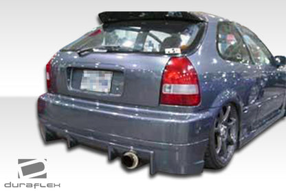 Extreme Dimensions Duraflex Buddy Rear Bumper Cover Compatible With 1996-2000 Honda Civic - 1 Piece - 101737