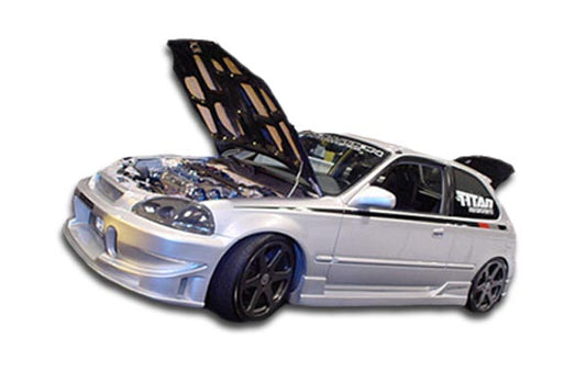Extreme Dimensions Duraflex Buddy Side Skirts Compatible With 1996-2000 Honda Civic - 2 Piece - 101738