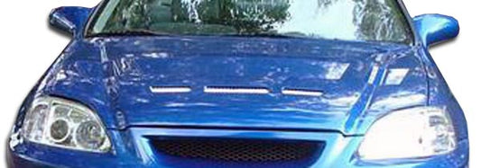 Extreme Dimensions Duraflex Predator Hood Compatible With 1996-1998 Honda Civic - 1 Piece - 105540