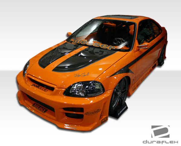 Extreme Dimensions Duraflex R34 Front Bumper Cover Compatible With 1996-1998 Honda Civic - 1 Piece - 101776