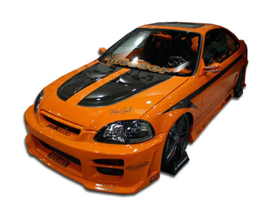 Extreme Dimensions Duraflex R34 Body Kit Compatible With 1996-1998 Honda Civic 4DR - 4 Piece - 110466