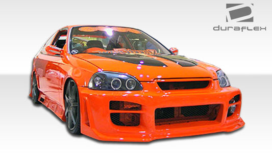 Extreme Dimensions Duraflex R34 Front Bumper Cover Compatible With 1999-2000 Honda Civic - 1 Piece - 102103