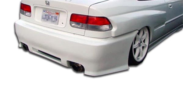 Extreme Dimensions Duraflex Spyder Rear Bumper Cover Compatible With 1996-2000 Honda Civic - 1 Piece - 101744