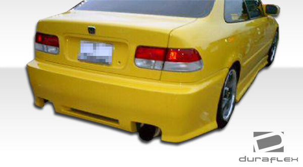 Extreme Dimensions Duraflex Spyder Rear Bumper Cover Compatible With 1996-2000 Honda Civic - 1 Piece - 101744