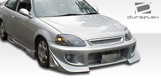 Extreme Dimensions Duraflex Spyder Side Skirts Compatible With 1996-2000 Honda Civic - 2 Piece - 101720