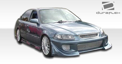 Extreme Dimensions Duraflex Spyder Side Skirts Compatible With 1996-2000 Honda Civic - 2 Piece - 101720