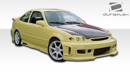 Extreme Dimensions Duraflex Spyder Side Skirts Compatible With 1996-2000 Honda Civic - 2 Piece - 101720