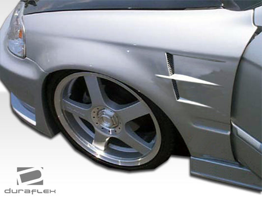 Extreme Dimensions Duraflex X-2 Fender Compatible With 1996-1998 Honda Civic - 2 Piece - 101788