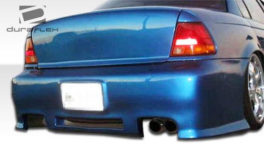 Extreme Dimensions Duraflex Spyder Rear Bumper Cover Compatible With 1996-2002 Saturn SL - 1 Piece - 101795