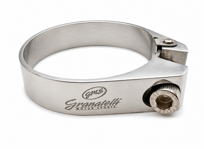 Granatelli Polished Billet Aluminum Hose Clamp 58mm–60mm (Approx. 2.28"–2.36") – 971200P