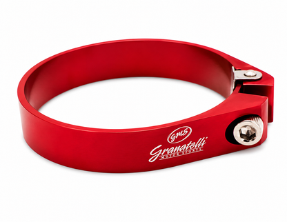 Granatelli Red Anodized Billet Aluminum Hose Clamp 77.8mm–79.8mm (Approx. 3.06"–3.14") – 971275R