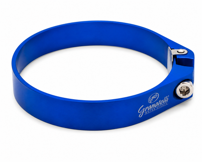 Granatelli Blue Anodized Billet Aluminum Hose Clamp-test