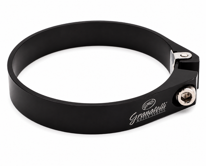 Granatelli Black Anodized Billet Aluminum Hose Clamp 97.5mm–99.5mm (Approx. 3.83"–3.91") – 971350