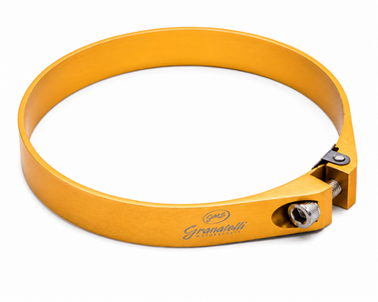 Granatelli Yellow Anodized Billet Aluminum Hose Clamp-test