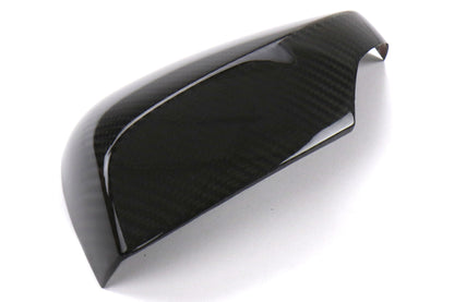 OLM Dry Carbon Fiber Mirror Covers (with Turn Signal Hole) - Gloss Carbon Fiber - 2015-2021 Subaru WRX / STI (With Turn Signal Holes)