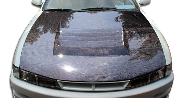 Carbon Creations D-1 Hood Compatible With 1997-1998 Nissan 240SX - 1 Piece - 104241