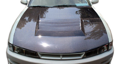 Carbon Creations D-1 Hood Compatible With 1997-1998 Nissan 240SX - 1 Piece - 104241