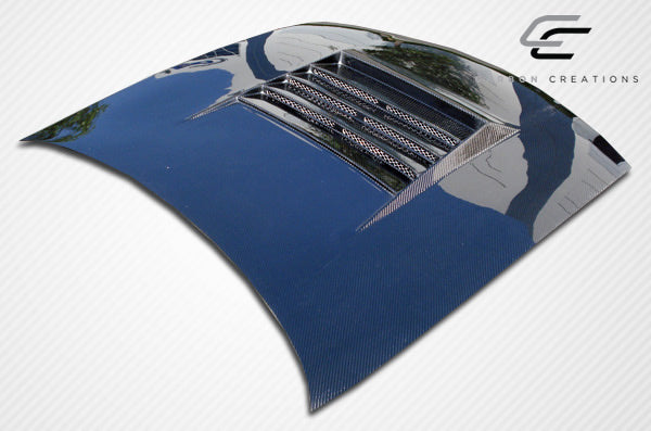 Carbon Creations D-1 Hood Compatible With 1997-1998 Nissan 240SX - 1 Piece - 104241