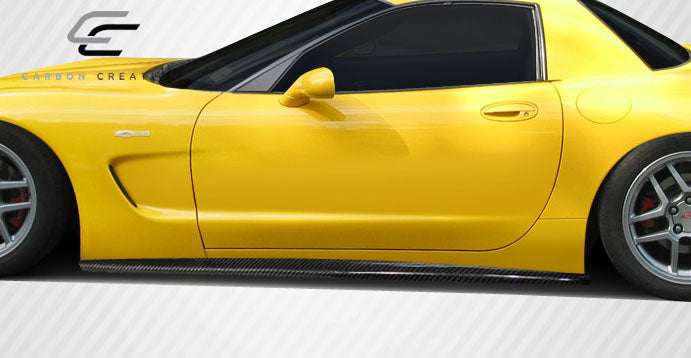 Carbon Creations AC Edition Side Skirts Compatible With 1997-2004 Chevrolet Corvette - 2 Piece - 107484
