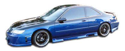 Extreme Dimensions Duraflex Spyder Side Skirts Compatible With 1994-1997 Honda Accord 2DR - 2 Piece - 101448