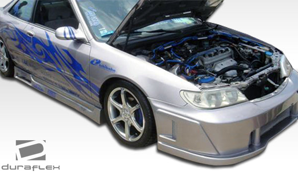 Extreme Dimensions Duraflex Spyder Side Skirts Compatible With 1994-1997 Honda Accord 2DR - 2 Piece - 101448