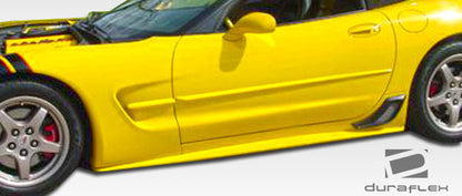Extreme Dimensions Duraflex AC Edition Side Skirts Compatible With 1997-2004 Chevrolet Corvette - 2 Piece - 107483
