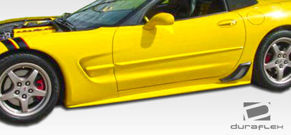 Extreme Dimensions Duraflex AC Edition Side Skirts Compatible With 1997-2004 Chevrolet Corvette - 2 Piece - 107483