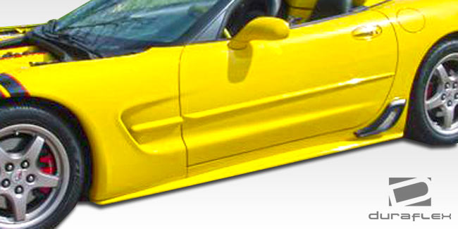 Extreme Dimensions Duraflex AC Edition Side Skirts Compatible With 1997-2004 Chevrolet Corvette - 2 Piece - 107483