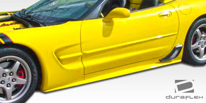 Extreme Dimensions Duraflex AC Edition Side Skirts Compatible With 1997-2004 Chevrolet Corvette - 2 Piece - 107483