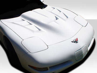 Extreme Dimensions Duraflex ZR Edition 2 Hood Compatible With 1997-2004 Chevrolet Corvette - 1 Piece - 106139