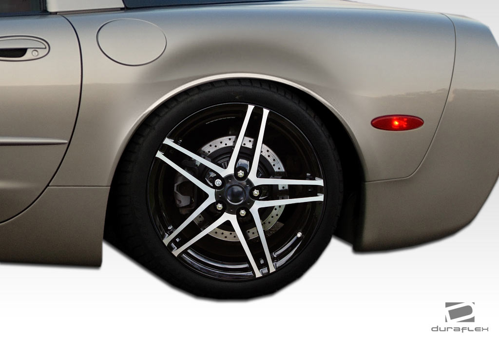Extreme Dimensions Duraflex ZR Edition Rear Fenders Compatible With 1997-2004 Chevrolet Corvette C5 2DR - 2 Piece - 107033