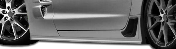 Extreme Dimensions Duraflex ZR Edition Side Skirts Compatible With 1997-2004 Chevrolet Corvette - 2 Piece - 105696