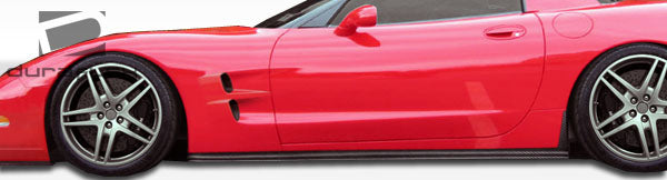 Extreme Dimensions Duraflex ZR Edition Side Skirts Compatible With 1997-2004 Chevrolet Corvette - 2 Piece - 105696