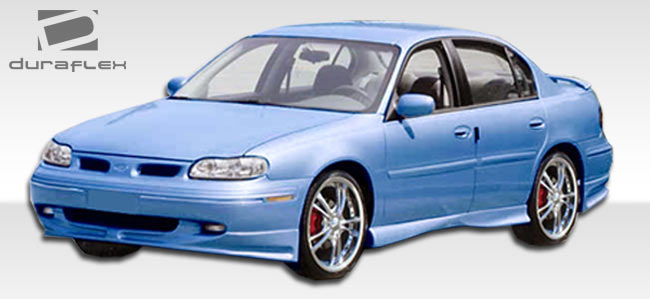 Extreme Dimensions Duraflex Racer Side Skirts Compatible With 1997-1999 Oldsmobile Cutlass - 2 Piece - 103269