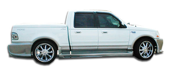 Extreme Dimensions Duraflex Platinum Side Skirts Compatible With 1997-2003 Ford F150 4DR - 2 Piece - 101816