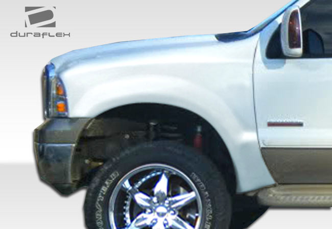 Extreme Dimensions Duraflex Off Road Bulge Front Fenders Compatible With 1999-2007 Ford Super Duty - 2 Piece - 106464
