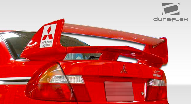 Extreme Dimensions Duraflex Evo 6 Wing Spoiler Compatible With 1997-2001 Mitsubishi Mirage - 1 Piece - 107206