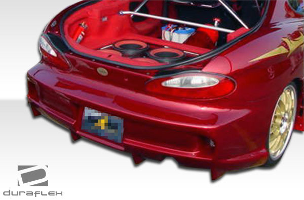 Extreme Dimensions Duraflex Vader 2 Rear Bumper Cover Compatible With 1997-1999 Hyundai Tiburon - 1 Piece - 101860