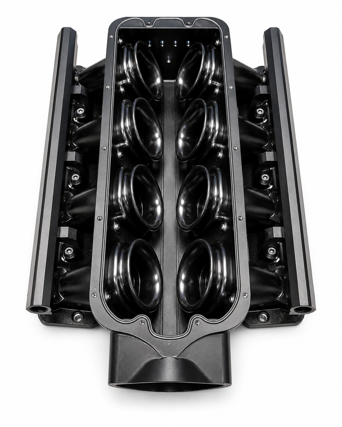Granatelli ZILLA GM Rectangle-Port Black Billet Intake Manifold w/ 105mm Inlet – 980105