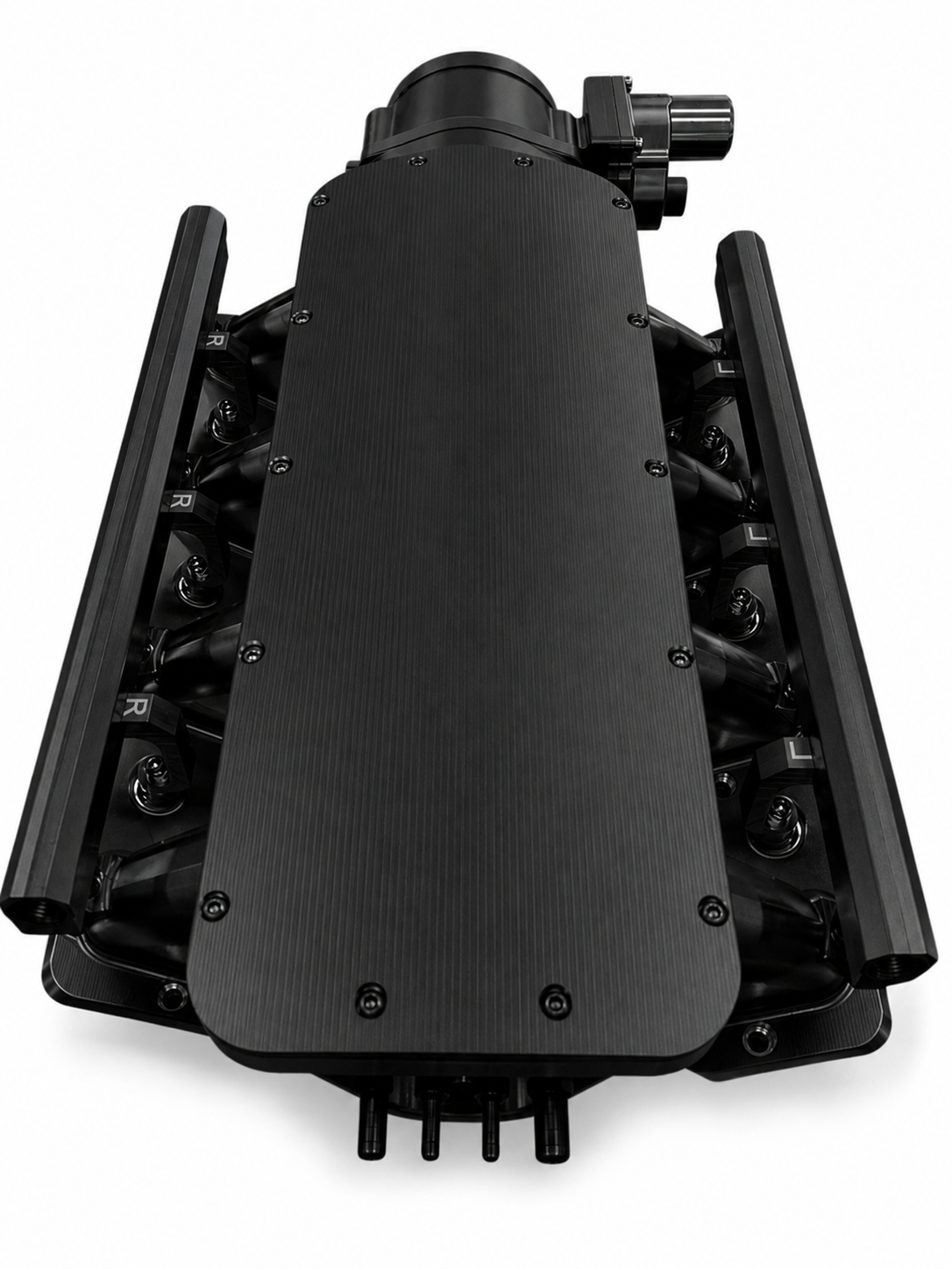 Granatelli ZILLA GM Rectangle-Port Black Billet Intake Manifold w/ 105mm Inlet – 980105