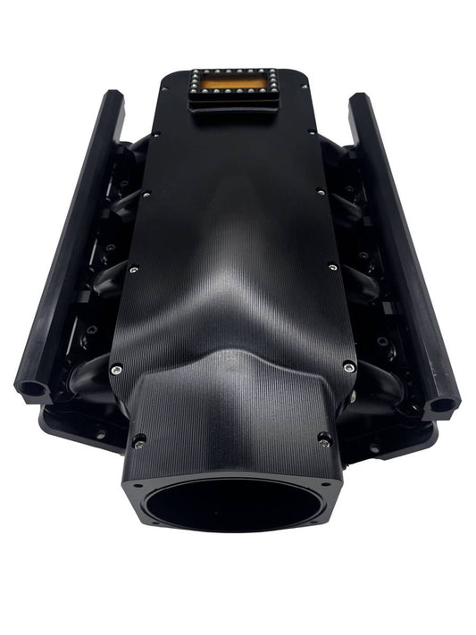 Granatelli ZILLA GM Rectangle-Port Black Billet Intake Manifold w/ 120mm Inlet – 980120