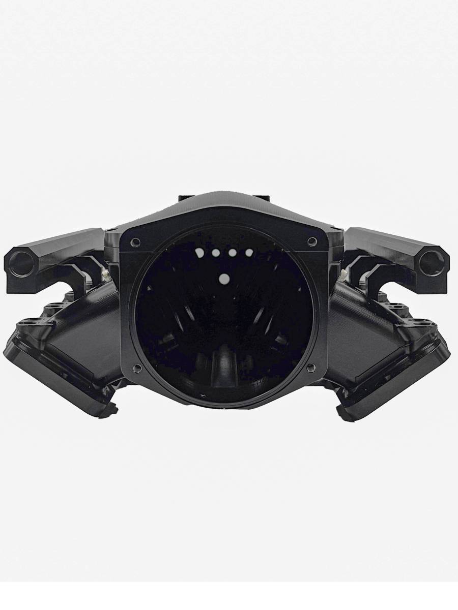 Granatelli ZILLA GM Rectangle-Port Black Billet Intake Manifold w/ 120mm Inlet – 980120