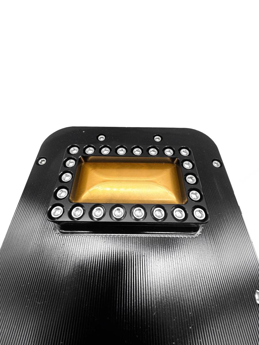Granatelli ZILLA GM Rectangle-Port Black Billet Intake Manifold w/ 120mm Inlet – 980120
