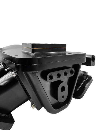 Granatelli ZILLA GM Rectangle-Port Black Billet Intake Manifold w/ 120mm Inlet – 980120