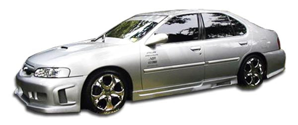 Extreme Dimensions Duraflex Spyder Side Skirts Compatible With 1998-2001 Nissan Altima - 2 Piece - 102020