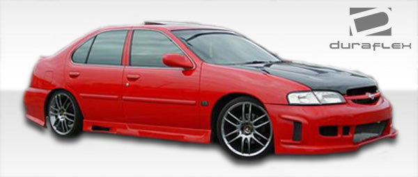 Extreme Dimensions Duraflex Spyder Side Skirts Compatible With 1998-2001 Nissan Altima - 2 Piece - 102020