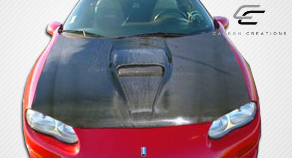 Carbon Creations Supersport Hood Compatible With 1998-2002 Chevrolet Camaro - 1 Piece - 103689