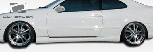 Extreme Dimensions Duraflex AMG Look Side Skirts Compatible With 1998-2002 Mercedes CLK - 2 Piece - 103046